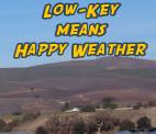 Low-Key means happy weather